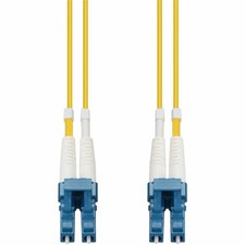 AddOn 10m Single-Mode Fiber (SMF) Duplex LC/LC OS1 Yellow Patch Cable picture