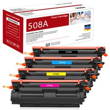 4PK Toner CF360A 508A Black+Color Set for HP Laserjet Enterprise M553x MFP M577c picture