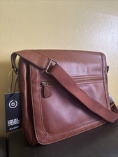 Aldo Brown Messenger Bag Unisex  Snap Zip Adjustable Strap Pockets picture