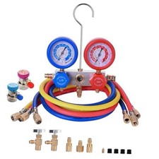 AC Gauge Set for R32 R134a R410a R12, Automotive A/C 3 Way-R32,R134a,R410a picture