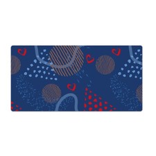 Easy Clean Laptop Desk Writing Mat for Office Work Home Decor Love nibbles 90x45 picture