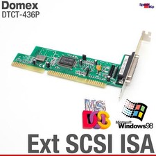 Isa Scsi Controller Domex Dtct-436p Dmx3181le External 25-Pol Cdrom Hdd Scanner picture