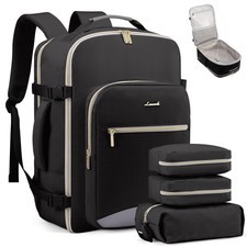 LOVEVOOK 40L Travel Backpack Flight Large-40L-4Pcs(Standard), Black-grey picture