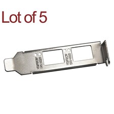 5pcs Generic Low Profile Brackets for Intel X520-DA2 X520-SR2 X520-LR2 X710-DA2 picture