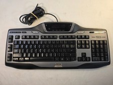 Logitech G15 Gaming Keyboard USB Backlit LCD Y-UW92 Tested Working picture