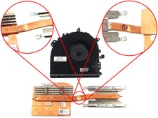 ASUS VIVOBOOK 17 X712JA X712FB HEATSINK FAN ASSEMBLY 13NB0KS0AM0101 ***DENTS*** picture