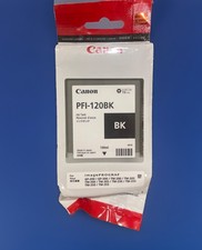 Genuine Canon PFI-120BK Black Ink Tank Cartridge exp 02/2028 picture