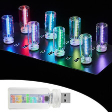 13 in 1 Car USB Night Light Touch Dimmable LED Filament Lamp, USB Interior Car L picture