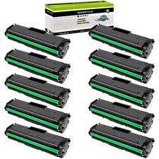 10PK MLT-D101S Toner Cartridge Fit for Samsung Printer ML-2166 SCX-3400fw 3401fh picture