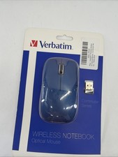 Verbatim Wireless Notebook Optical Mouse, 99766, Commuter Series, Matte Blue picture