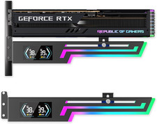 ARGB GPU Support Bracket with CPU & GPU Temp Display, Universal Graphics Card Su picture