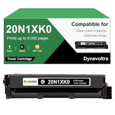 20N1XK0 Black Toner Cartridge with Chip for Lexmark CS431 Printers (6,000 Pages) picture