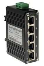 Mini Industrial 5 Ports Gigabit Switch Hardened 5 Port RJ45 10/100/1000Mbps Ethe picture