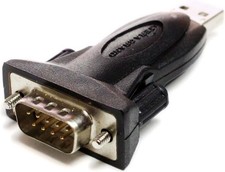 Tera Grand - Premium USB 2.0 to RS232 Serial DB9 Adapter - Supports Black picture