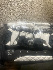 Black & White Coach Quilted Faux Leather car accessories picture