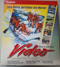 Vintage CANON VIDEO HOME EDITION, PC/MAC Software WINDOWS 95, 98, 2000 & MAC OS picture