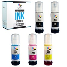 CMYi 5PK Compatible 522 Black Color Ink Bottle Refills for Epson EcoTank 4810 picture