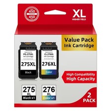 PG-275XL CL-276XL Ink Compatible with Canon Pixma TS3522 TS3520 TR4722 TS3722 picture