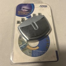 Aten US421A 4-Port USB 2.0 Peripheral Switch Pushbuttons, Software, Auto Switch picture