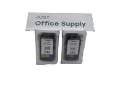 Genuine OEM Canon PG-245 Black & CL-246 Color Ink Bulk Packaging  picture