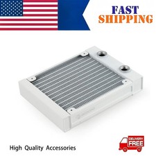 OCOCOO 120mm PC Water Cooling Radiator Aluminum G1/4 12 Channels White picture