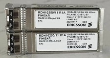 Lot of 2 Ericsson RDH 10250/11 R1A 10GBASE-SR/SW MM 850nm CRTUAENLAA Transceiver picture