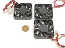 3 Pieces 12V 5010 2 Pin Computer fan 50MM 5CM pc cooling cool Replacement A5 picture