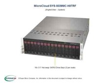 Supermicro SYS-5039MC-H8TRF MicroCloud Barebones Server 8-Node NEW IN STOCK picture