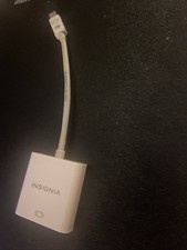Insignia MINI DISPLAY PORT TO VGA ADAPTER Used 7 1/4