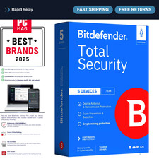 Complete Antivirus & Internet Security Suite - 5 Devices, 1 Year, PC/Mac, Activa picture