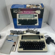 Tandy 102 Portable Computer with Power Supply, Manuals, Cables, Box picture
