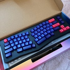 Akko ACR Pro Alice Plus Alice Layout Mechanical Keyboard Purple Pink Used picture