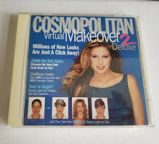 Vintage CD - Cosmopolitan Virtual Makeover 2 Deluxe - Broderbund Software 1999 picture
