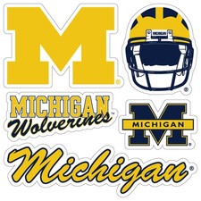 Michigan Wolverines Sticker Multipack - College Spirit Set picture