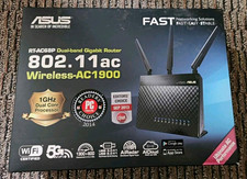ASUS RT-AC68P AC1900 Dual-Band Gigabit WiFi Router 4-Port LAN Black picture