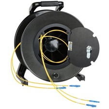 Camplex 100' 2-Channel LC Singlemode Fiber Optic Tactical Snake Cable On Reel picture