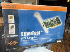 Linksys EtherFast 10/100 PCI Adapter LNE100TX Ver 5.1 Desktop Network Card Seale picture