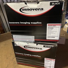 (2) Innovera CE260A Laser Toner Cartridge - Black new Open Box *Lot Of 2* picture