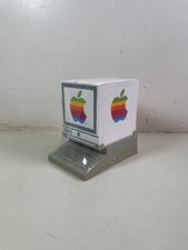 Apple Macintosh Computer Note Cube Pad Made in USA Rainbow Apple Logo Post It picture