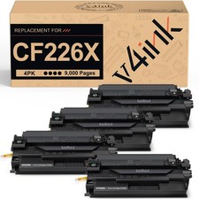 v4ink CF226X Compatible for HP 26X Toner Cartridge 4-Pack High Yield Black picture