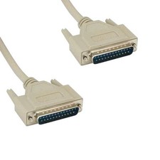 Lot 10 IEEE-1284 DB25 25 Pin Parallel Printer Cable Male M/M 28AWG LPT Modem PC picture