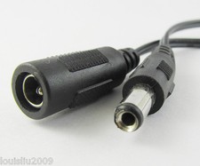 DC Power Convert Cable 5.5x2.1mm DC Power Female to 5.5x2.5mm Male 17cm 1pc picture