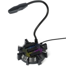 ENHANCE Microphone for PC with USB Plug, Mute Button Compatible with PC, PS5 picture