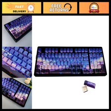 Custom PBT Keycap Set 126 Keys - Double Shot Side-Printed Cherry Profile Gradien picture