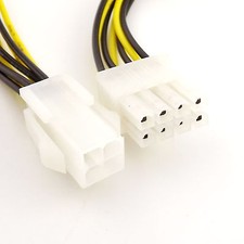 10 x ATX 12V CPU Power Adapter Cable 4 Pin Male to 8 Pin Female PC Computer picture