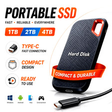 Portable External Hard Drive USB Storage Backup for Laptop PC Phone Gaming picture