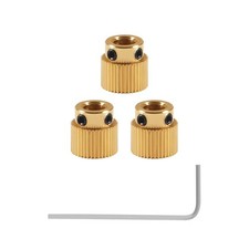Aokin Brass Extruder Wheel Gear 40 Teeth Drive 3D Printer 3 Pcs  picture