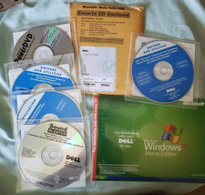 Vintage Dell Dimension 2001-2002 PC Microsoft Reinstallation Software Lot Pack picture
