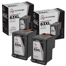 Reman Ink Replacement for HP 63XL F6U64AN HY (Blk, 2-Pk) picture