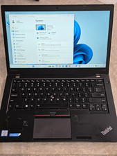 Lenovo ThinkPad T460s 14in i5-6200U 2.30GHz 20GB RAM 512GB SSD Win 11 Black picture